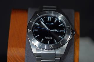 Citizen Brycen Eco-Drive Super Titanium AW1840-50E Black Dial Sapphire 41mm